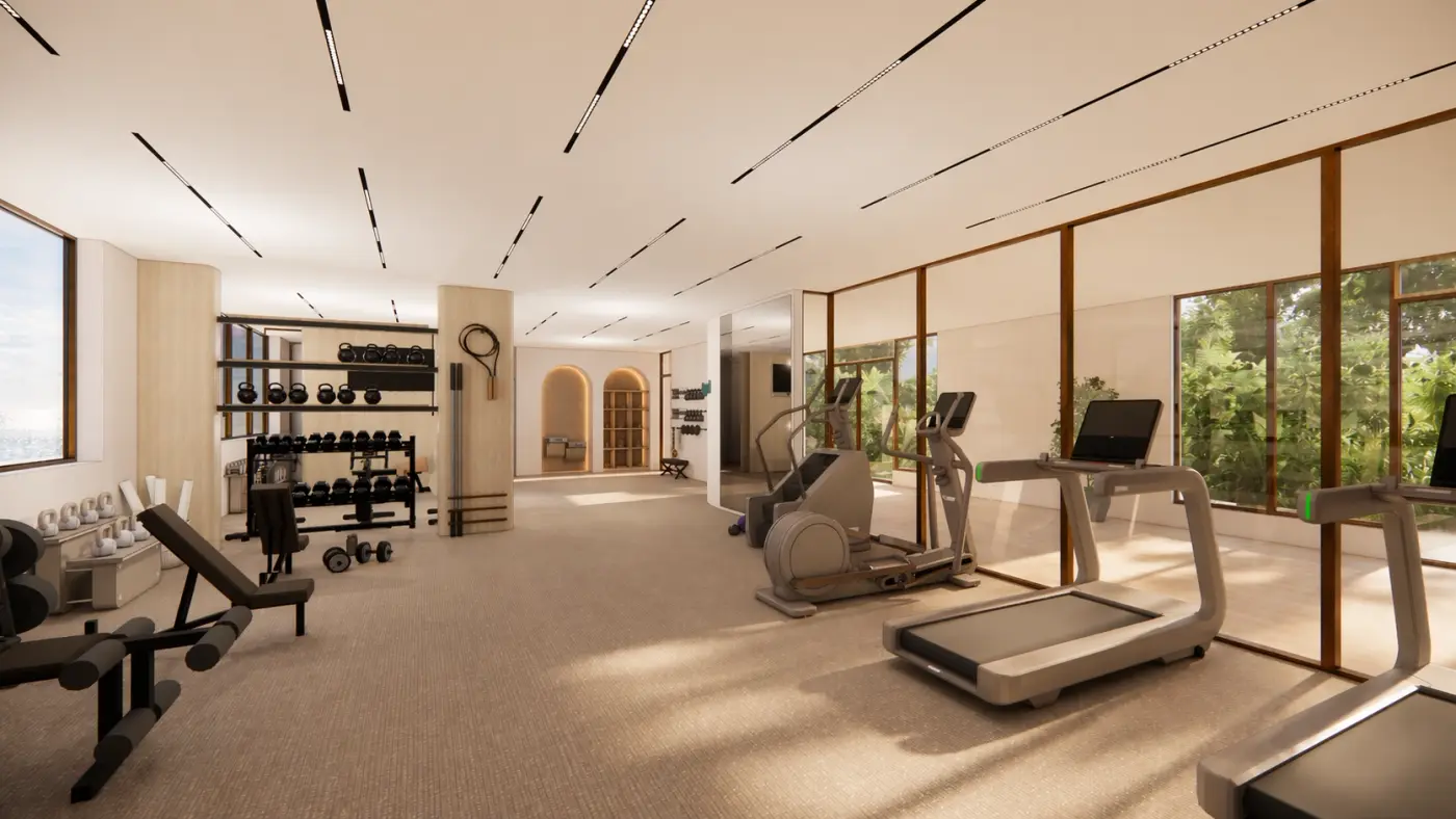 Gimnasio de Lyra Residences